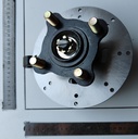 Wheel Hub with Brake Disc Front with Castle Nut LHS Beastie