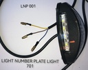 Light Number Plate Light (701)