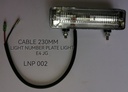Light Number Plate Light 50R-001593 (E4) JG