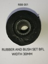 Rubber and bush set (bfl)