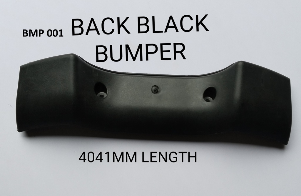 Back black bumper