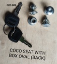 Coco seat with box oval (back)
