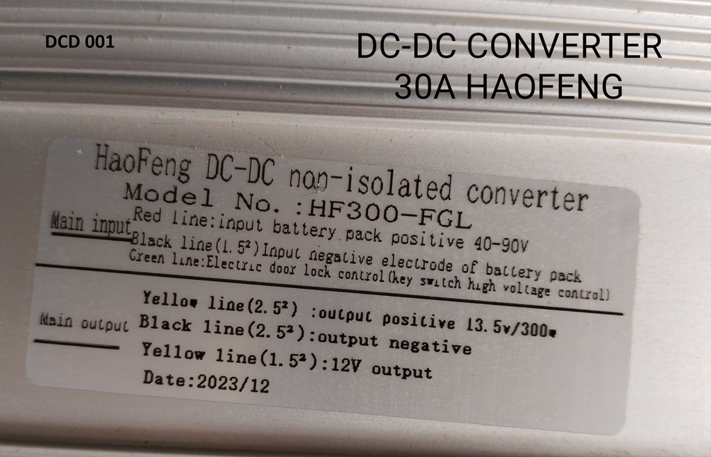 DC-DC Converter 40-90V x12V 30A HaoFeng