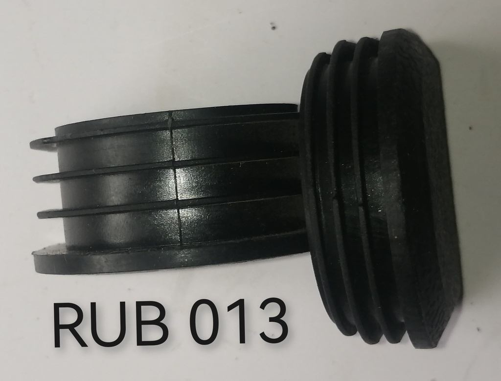 Rubber Black Flat Dome Pipe Finishing Cover