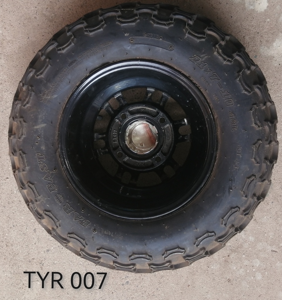 Tyre with Rim 21x7-10 40L