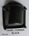 Panel corner black
