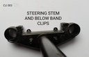 Steeringstem & belowband Clips