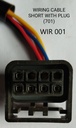 Wiring Cable Short with Plug (701)