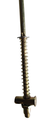 Brake Rod 485mm Clevis pin / Elbow