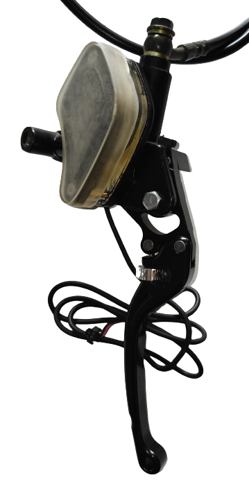 Brake System Front (Caliper and pipe; Master Cylinder; Right brake lever with relay switch) 701