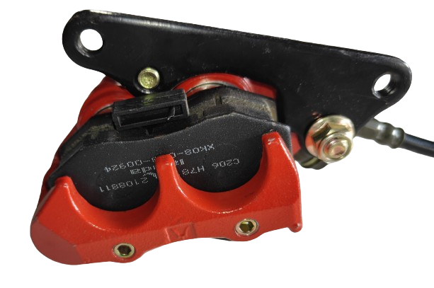 Brake System Front (Caliper and pipe; Master Cylinder; Right brake lever with relay switch) 701