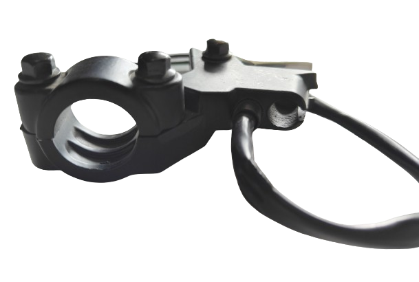 Brake Lever LHS with Cable (Silver)