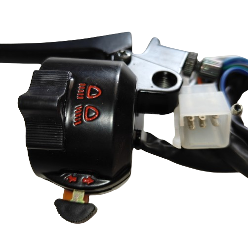 Control Cluster Handlebar Switch LHS (Lights; Hooter; Indicators) + Brake Lever JG