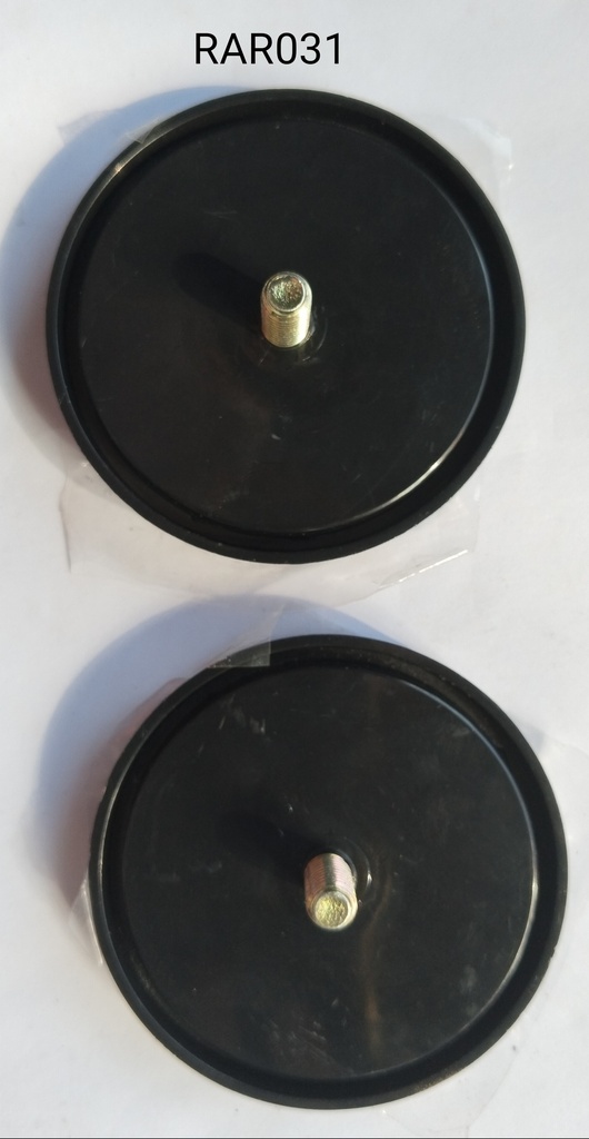 Amber Round Reflector with Nut 2P (JG)