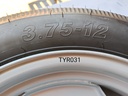 Tyre 3.75-12 & Rim Rear (JG)