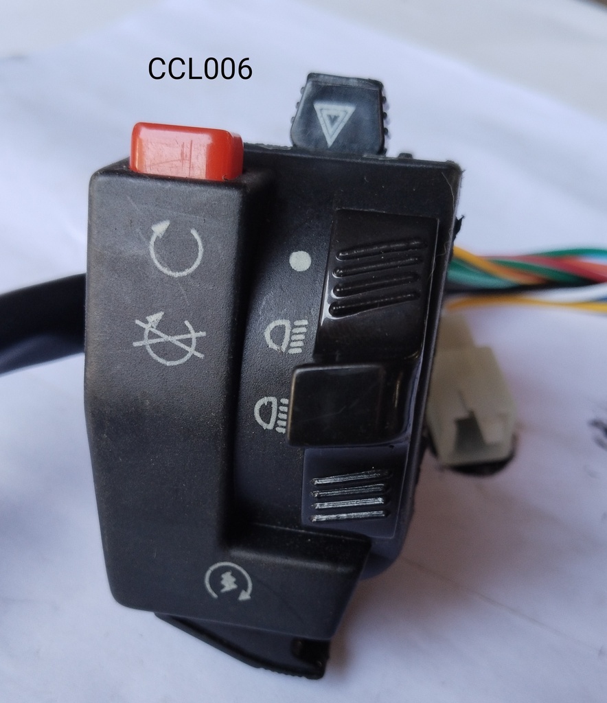 Control Cluster Handlebar Switch LHS 10M2C05(Hooter; Indicators; Lights; Fwd/Rev)