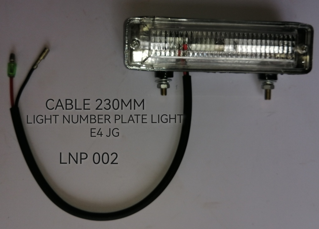 Light Number Plate Light 50R-001593 (E4) JG
