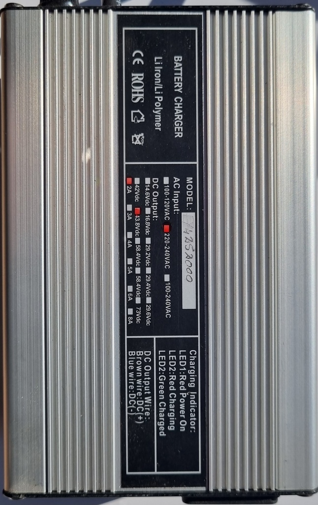 Charger LFP 13,8v 2A