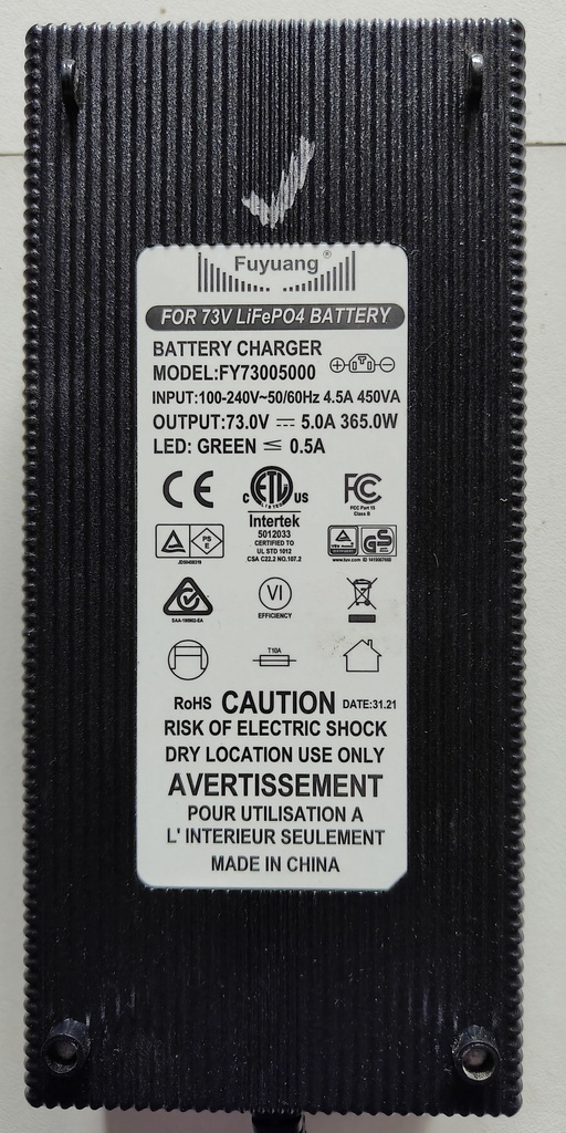 Charger LFP 60V 5A FY73005000