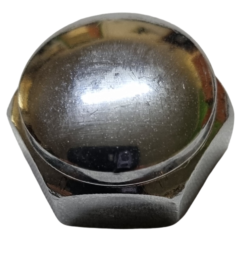 Steering Stem Chrome Nut JG