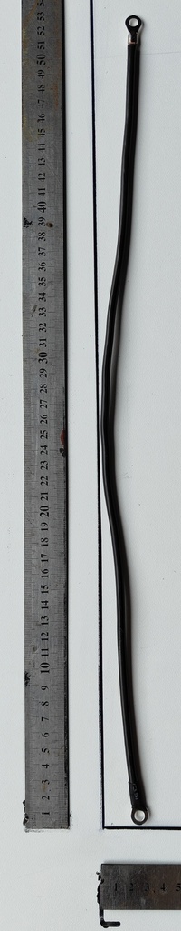 Battery Cable 520mm Black with 6mm Ring Lug