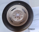 Tyre 3.75-12 & Rim Rear (JG)