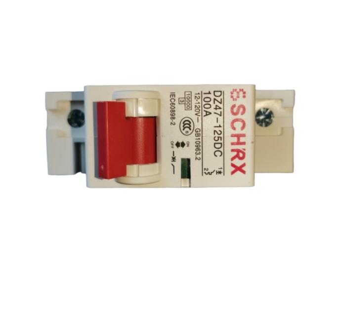 Circuit Breaker (DC) 100A RXM1-125Z/1P (12V-500V)