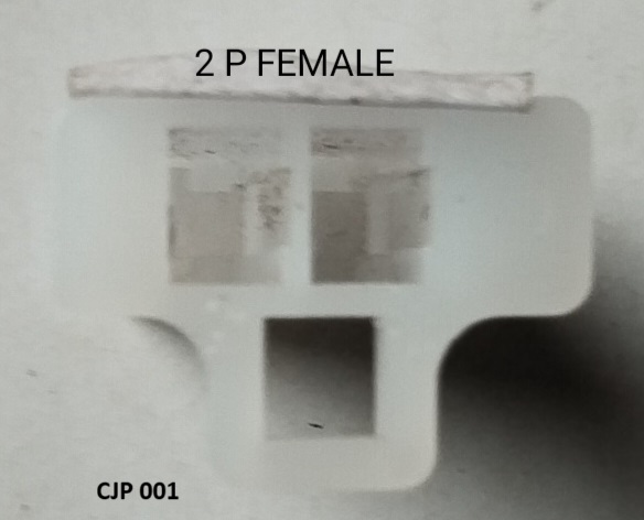 Cable/Wire Joint 2P F White with clip