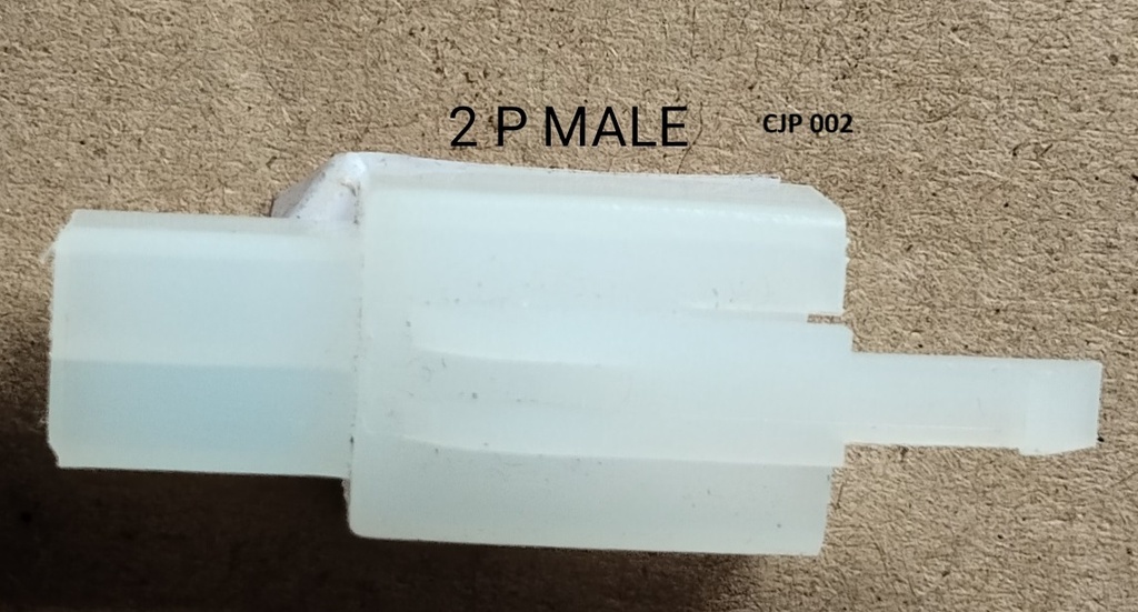 Cable/Wire Joint 2P M White with clip