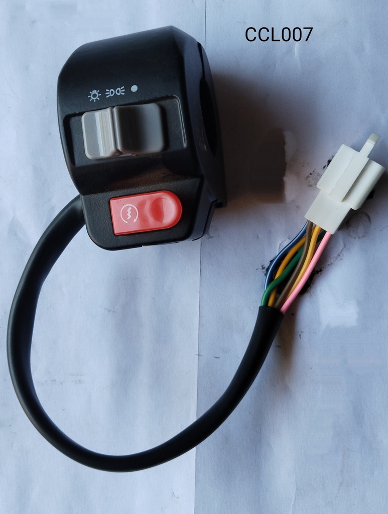  Control Cluster Handlebar Switch LHS (Hooter; Lights) (E Nova)