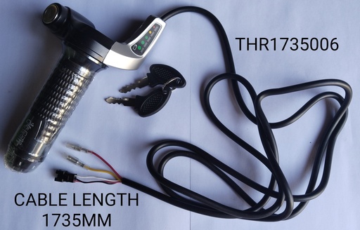 [THR 006] Throttle/Accelerator with Key and SOC thrHalf Twist KKC-TH017 {M103A01}