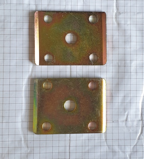 [UCP 004] U-bolt Connecting Plate with 5 Holes LC60V 95-043