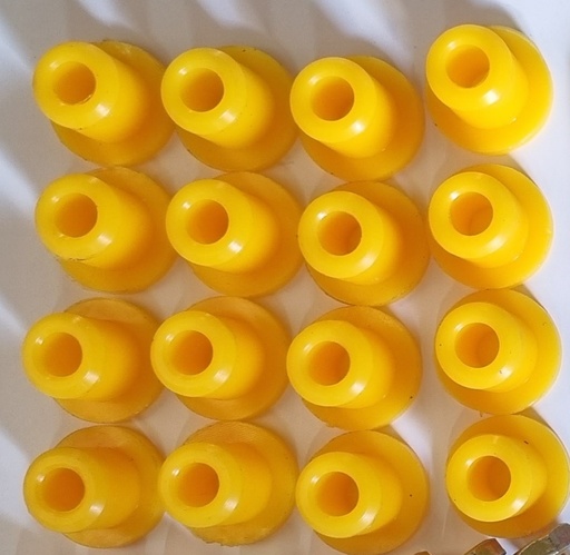 [SHK 009] Shock Absorber Mounting Bushes (Yellow) 