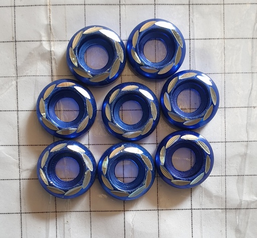 [DSB 001] Decorative Screw Rings Blue