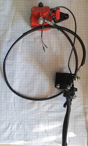 [BRL 015] Brake System LC60V  {M093B01} (Caliper, pipe, master cylinder, left brake lever) 95-077