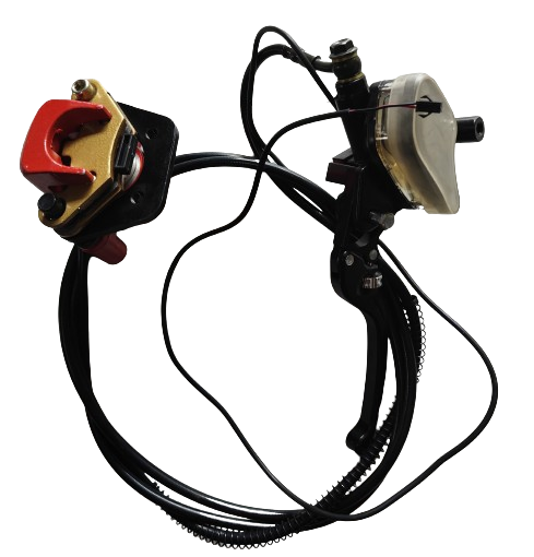 [BRL 016] Brake System Rear (Caliper and pipe; Master Cylinder; Left brake lever with relay switch) 701