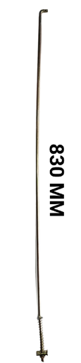 [BRR 005] Brake Rod 830mm Clevis Pin / Elbow (WilB)