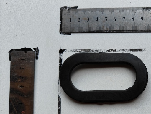 [CPR 003] Cable Protection Rubber Oval 90mm x 50mm {10P1C15}