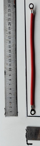 [BCA 002] Battery Cable 230mm Red with 6mm Ring Lug