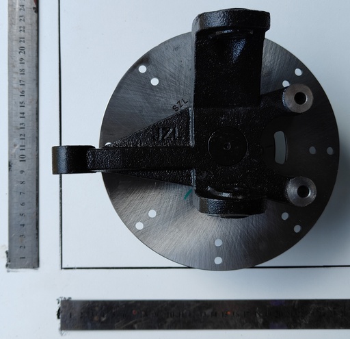 [HUB 004] Hub with Brake Disc Front with Castle Nut LHS (WilB)