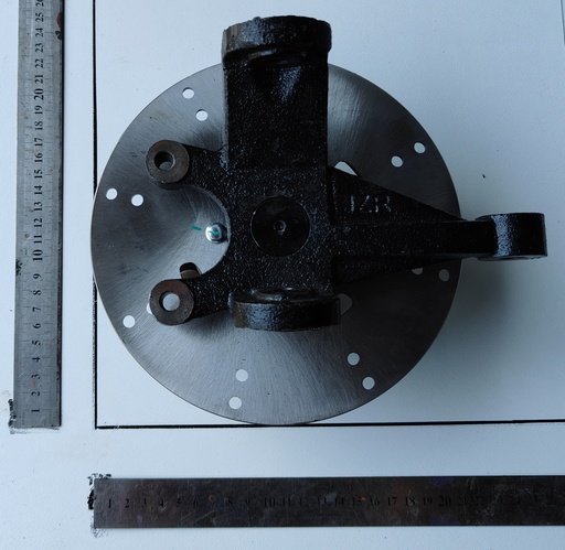 [HUB 003] Hub with Brake Disc Front with Castle Nut RHS (WilB)