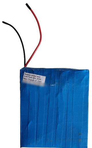 [BAT 012] Battery L-ion 60V 20AH UZ Under Seat Soft Pack