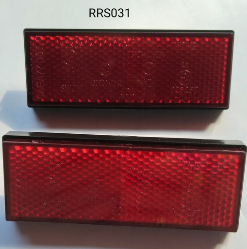 [RRS 031] Red Square Reflector with Nut 2P (JG)
