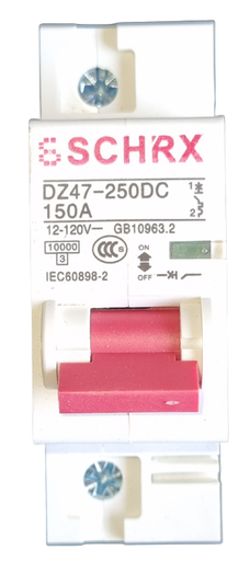[CIR 014] Circuit Breaker DZ47-250DC 1P 150A (12V-120V)