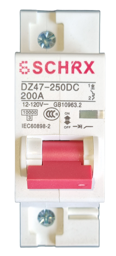 [CIR 015] Circuit Breaker DZ47-250DC 1P 200A (12-120V)