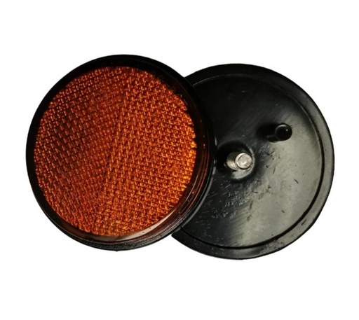[REF 001] Reflector Amber Round (Bolt-on)