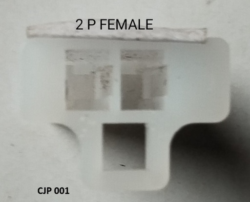 [CJP 001] Cable/Wire Joint 2P F White with clip