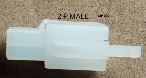 [CJP 002] Cable/Wire Joint 2P M White with clip