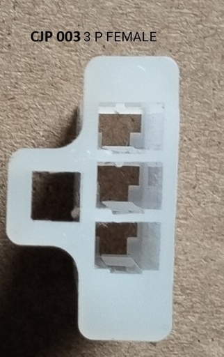 [CJP 003] Cable/Wire Joint 3P F White with Clip