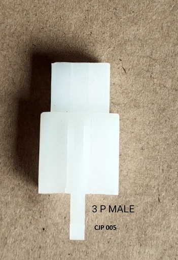 [CJP 005] Cable Joint 3P M White with Clip